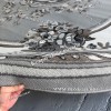 Ковер Лайт Карпет  New 8 Арт 30311 Овал Серый
